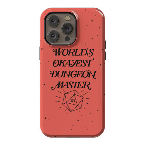 World's Okayest Dungeon Master Phone Case